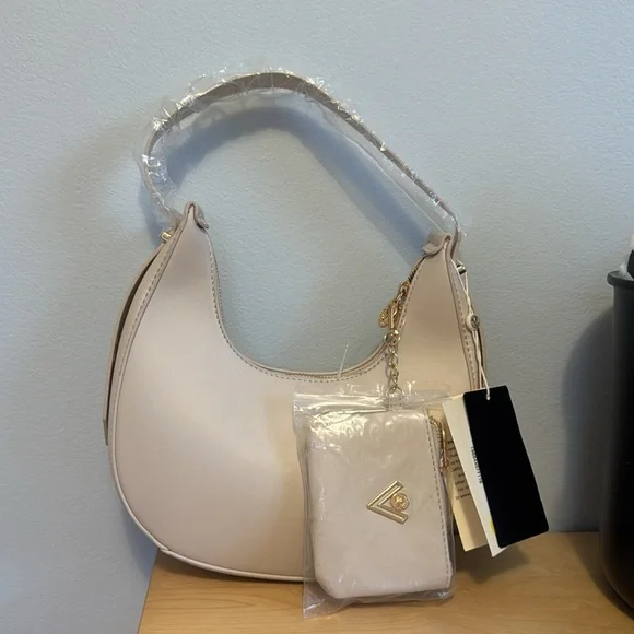 Valentino orlandi Cream Studded Women's Bag. Vegan Leather - Picture 3 of 7